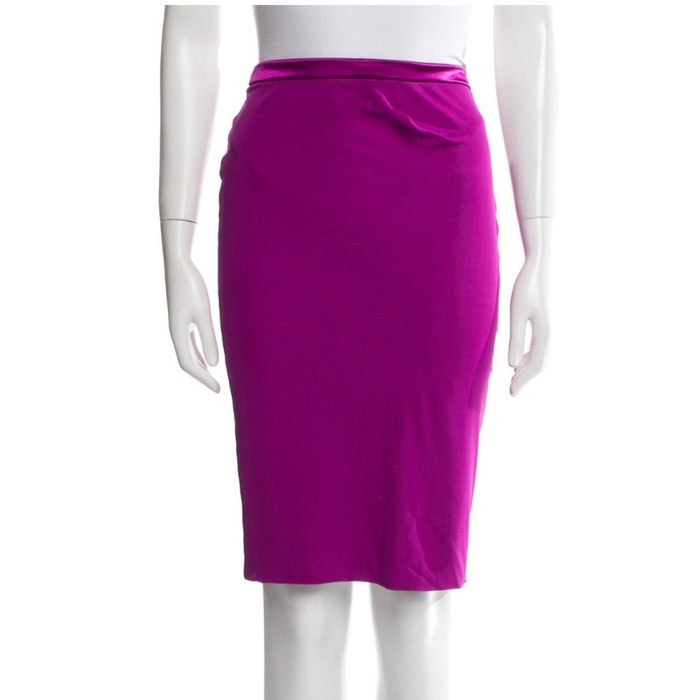 Tom Ford pencil skirt with satin trim
